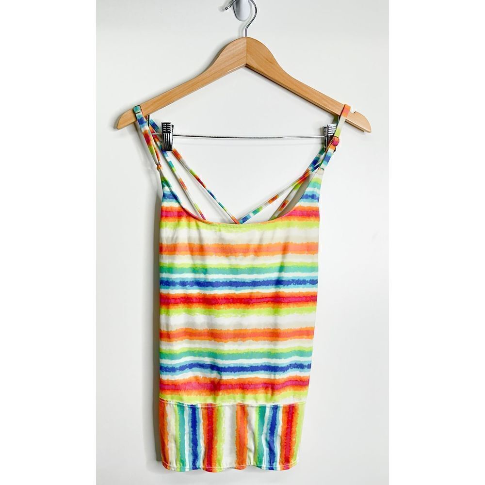 Kim Rogers Swimwear Womens Tankini Multicolor Adjustable Strap Size Large‎
